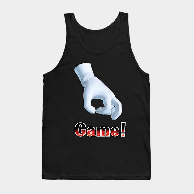 Circle finger made you look game with Master Hand Tank Top by petevm